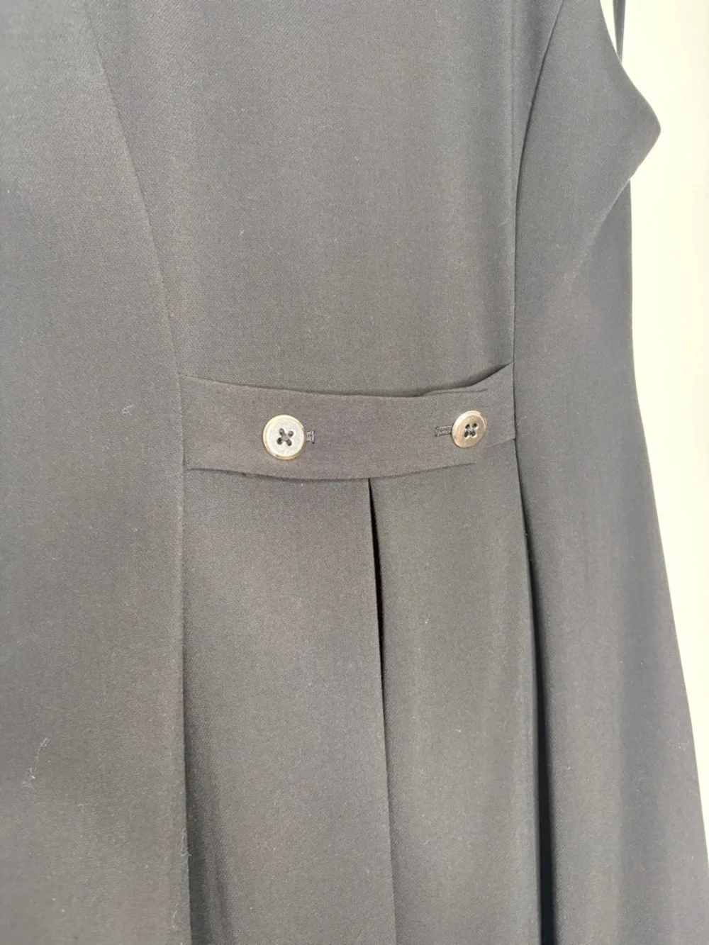 White House Black Market Sleeveless Double-Breasted A-Line Dress - Picture 6 of 6